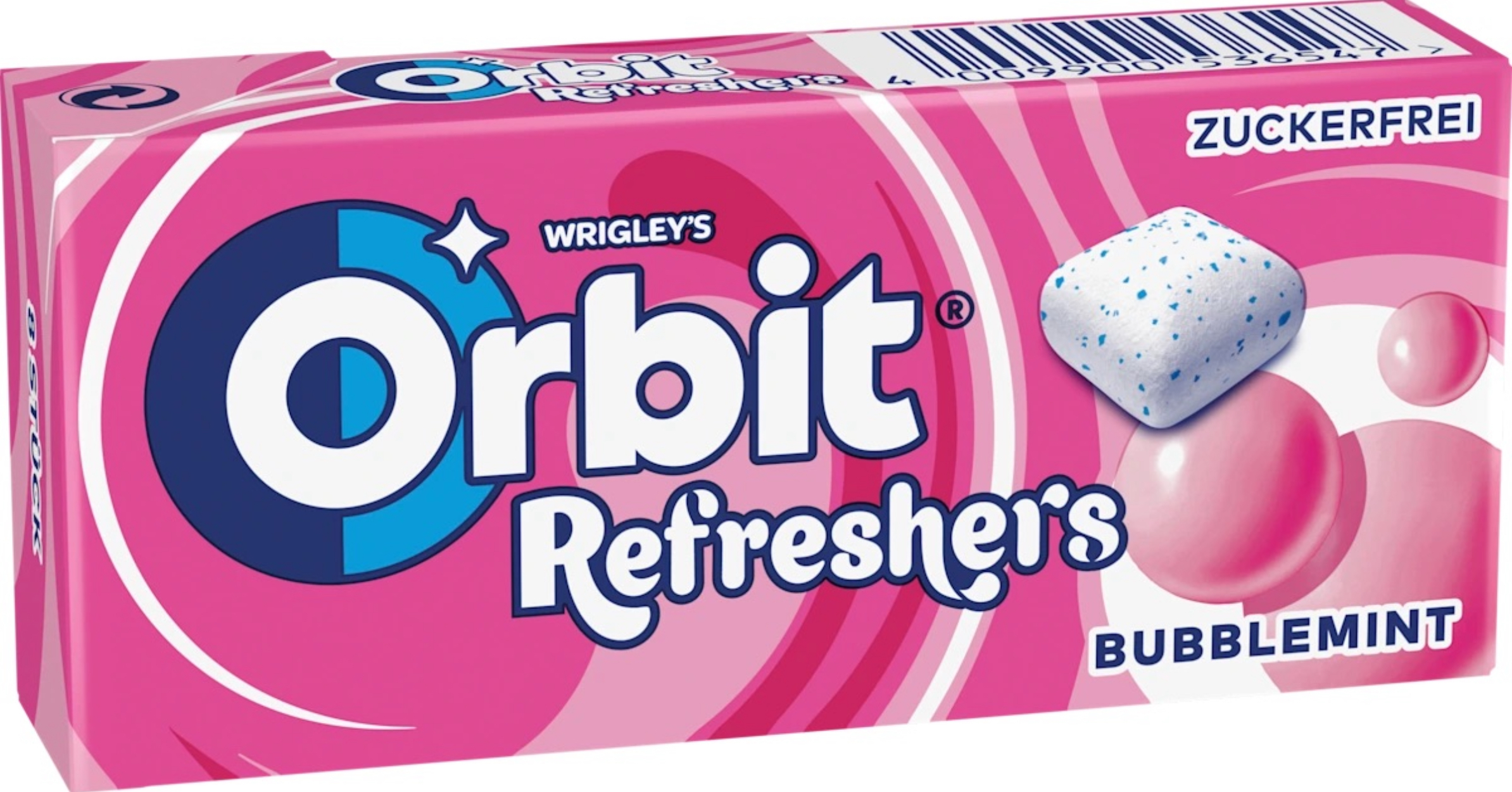 ORBIT Refreshers Bubblemint x7 15.6G