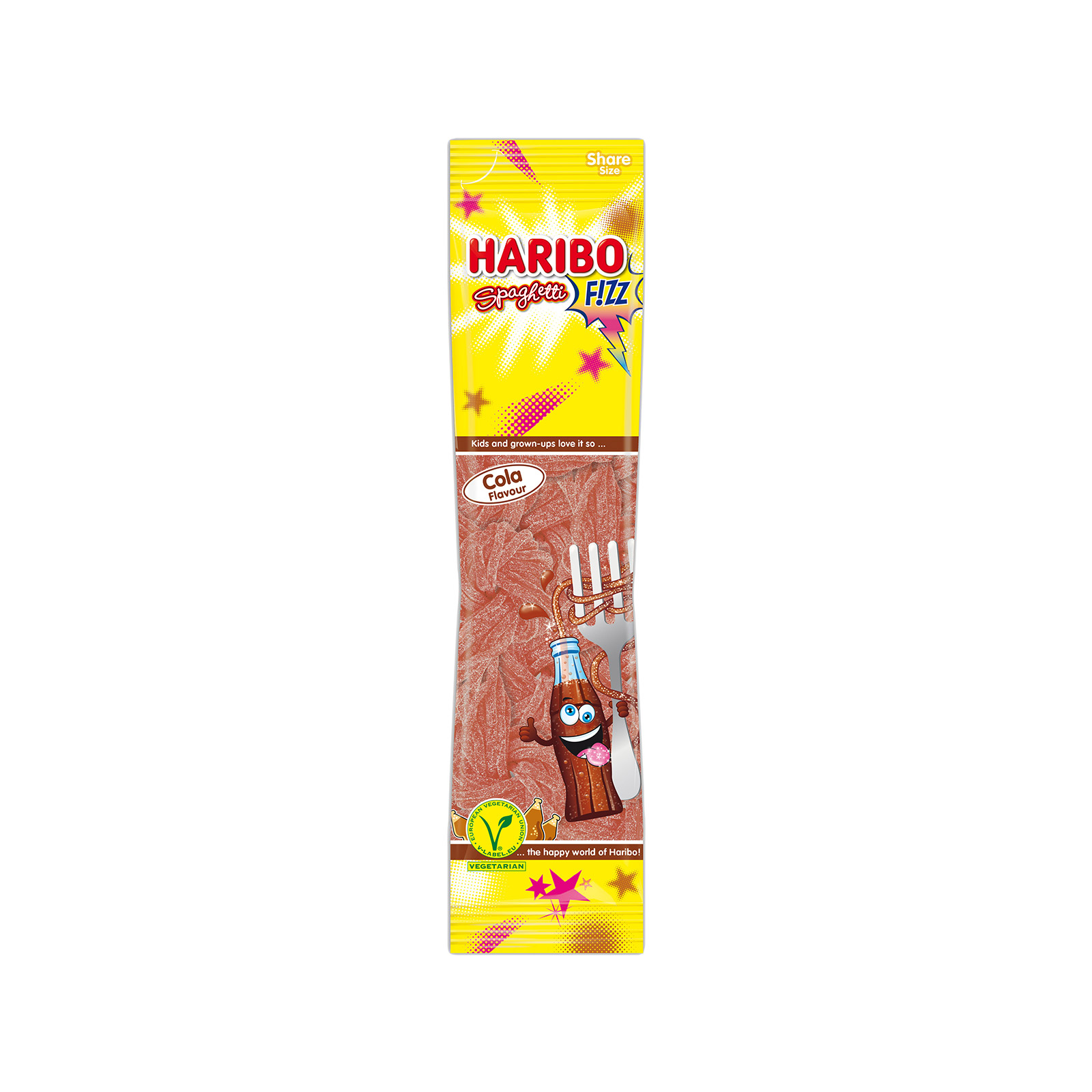 HARIBO Spaghetti Fizz Cola 170G