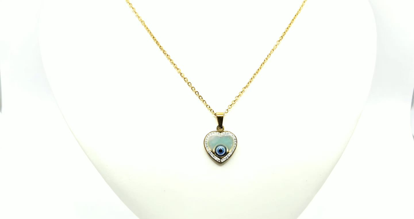Heart Necklace with Eye. Cod.34
