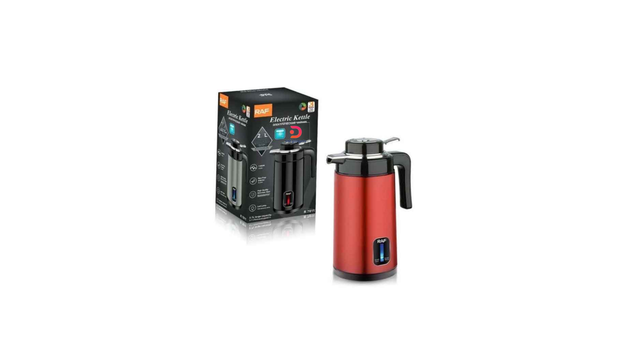 642A2-1#RAF®R.7811 Electric Kettle 2.0L 1360W – Indicator Light – Black