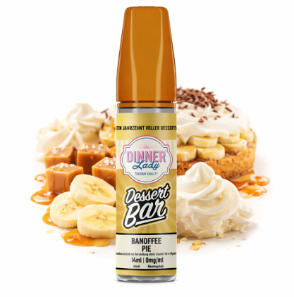 Dinner Lady Dessert Bar Long Fill Bannoffee Pie 14/60ml