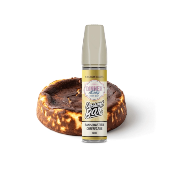 Dinner Lady Desert Bar Long Fill San Sebastian Cheesecake 14/60ml
