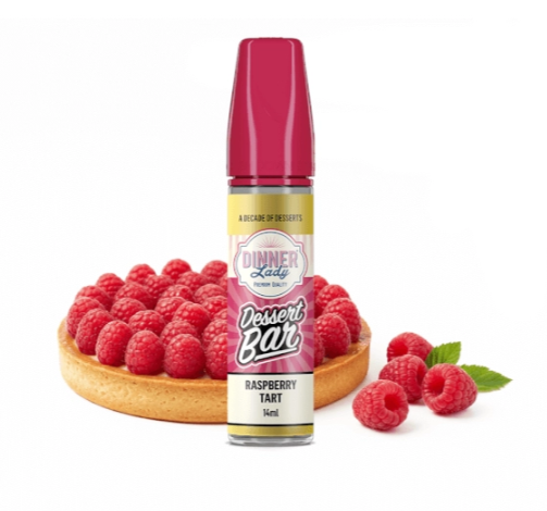 Dinner Lady Dessert Bar Long Fill Raspberry Tart 14/60ml