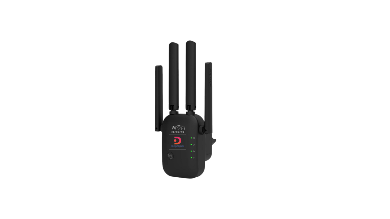 450B-2#PIX-LINK® LV-WR45Q Wi-Fi signal booster – Wi-Fi Repeater – Black