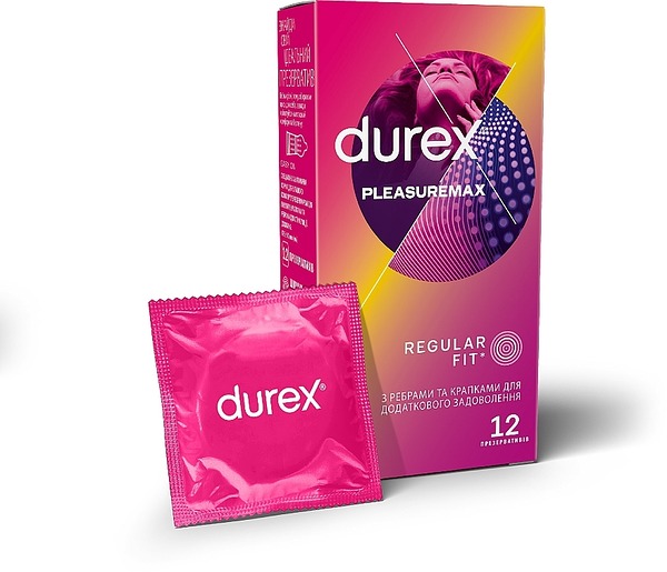 DUREX PleasureMax x12 condoms