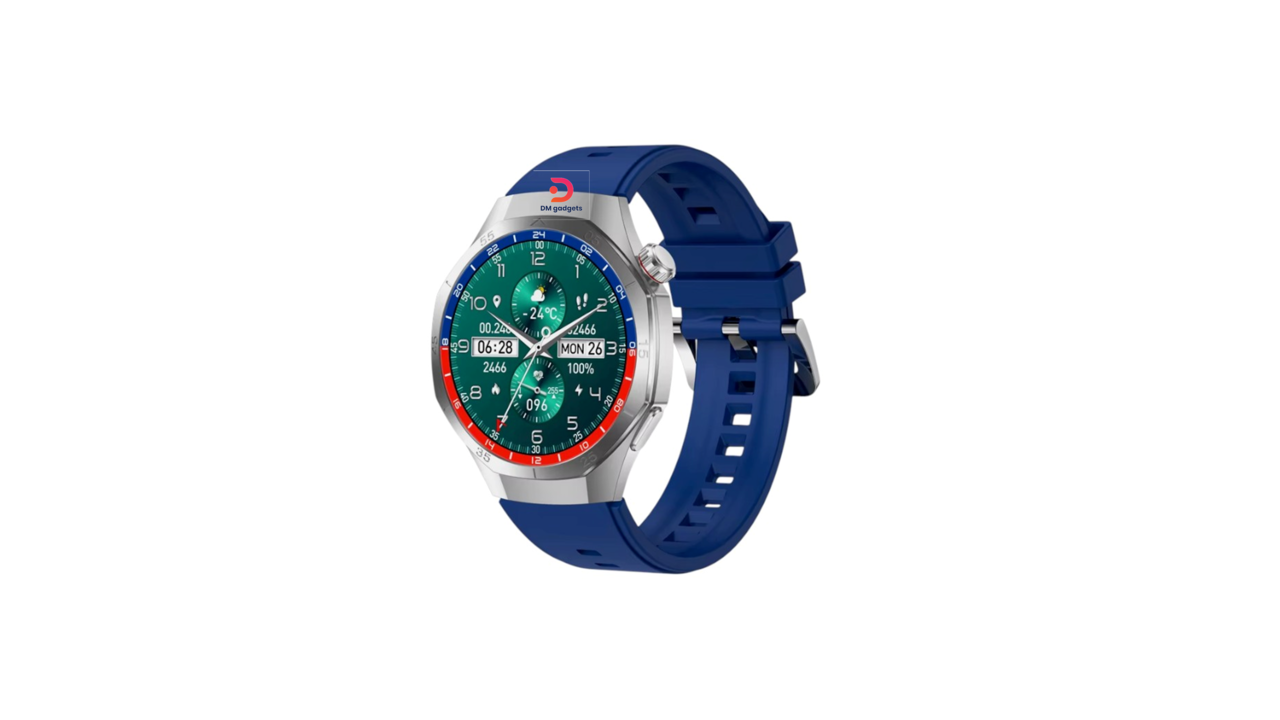 600A-1#Z16 Pro®Smartwatch 1.52″ touchscreen, HD AMOLED, Bluetooth 5.3 – Blue