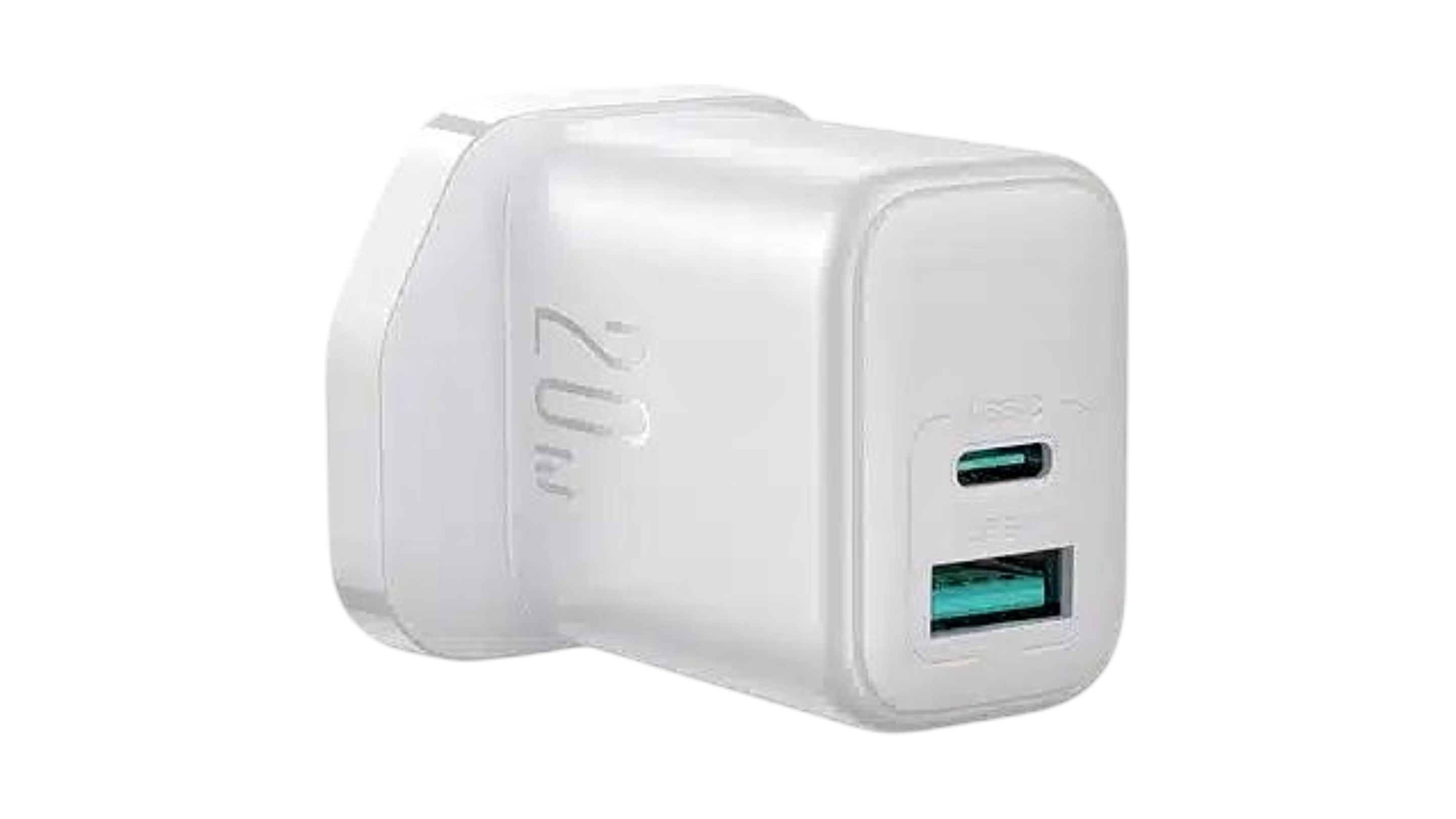 JOYROOM UK WALL CHARGER USB-A& USB-C 20W WHITE JR-TCF21