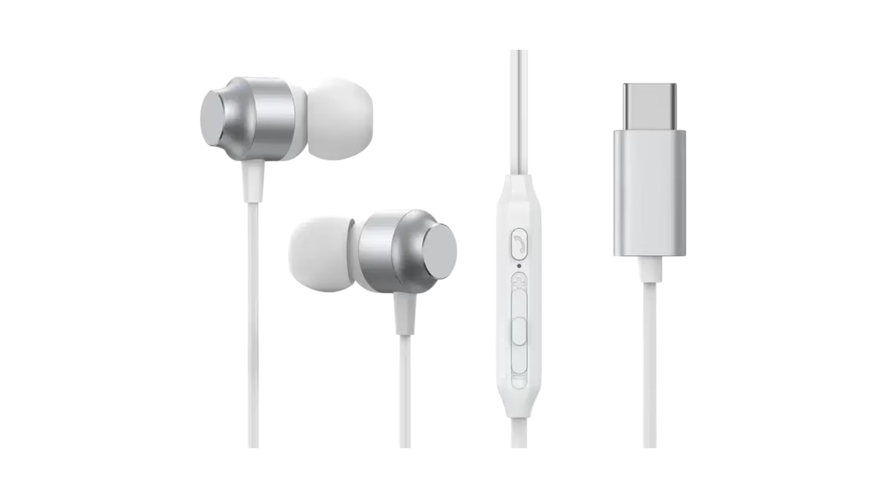 JOYROOM WIRED USB-C EARPHONES JR-EC06 SILVER