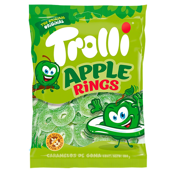 TROLLI Apple Rings 100G