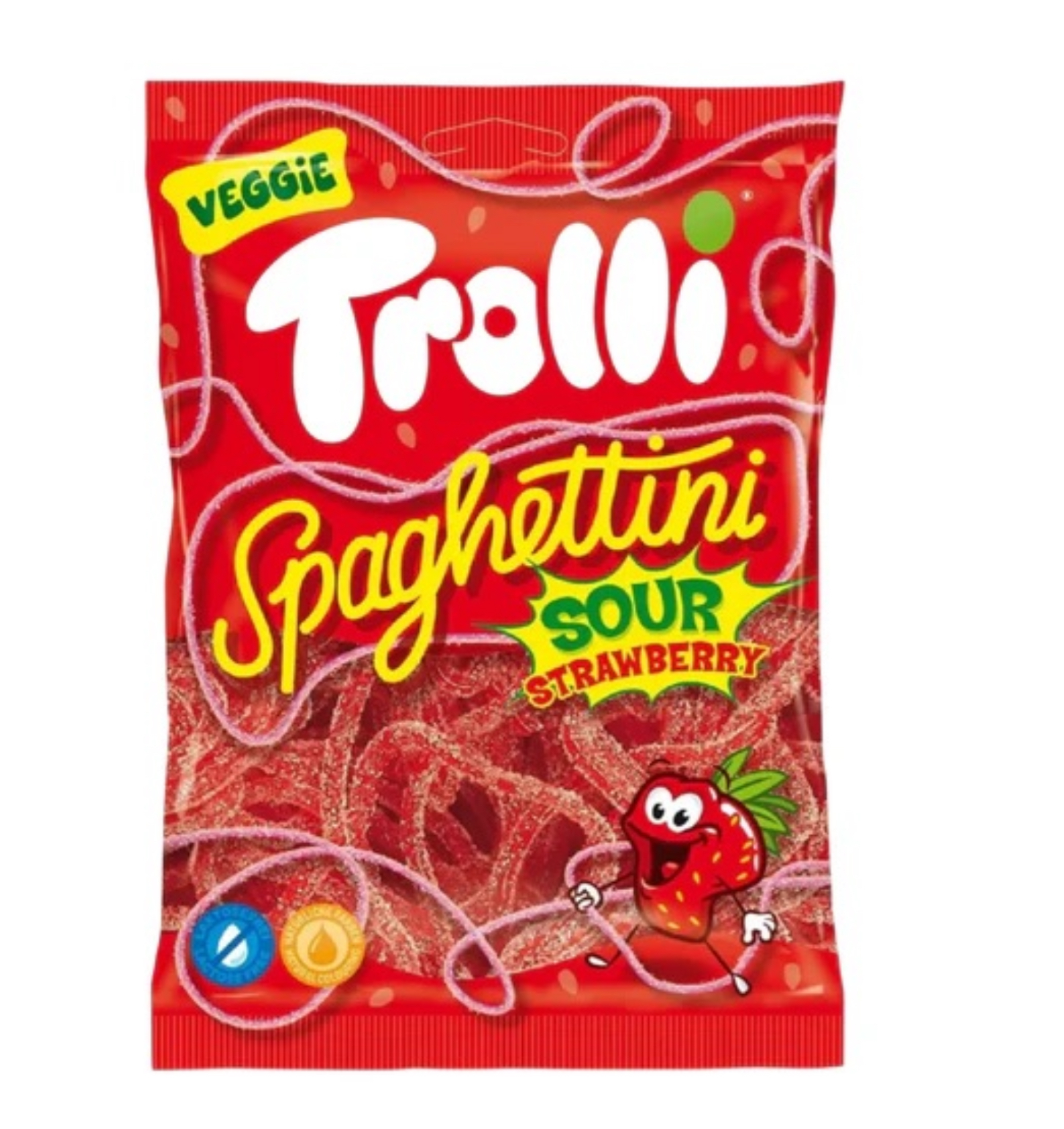 TROLLI Spaghetti Sour Strawberry 100G