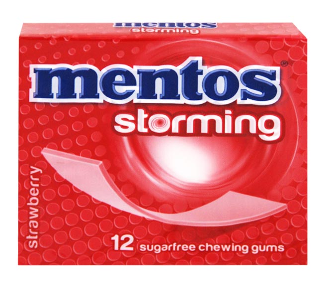 MENTOS Storming Strawberry x12 33G