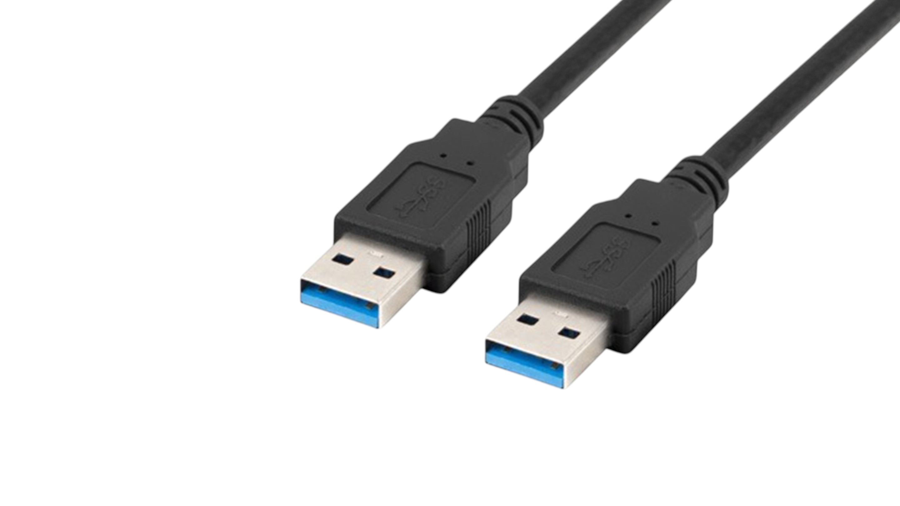 Lanberg USB Type-A 3.0 Male to Male Cable 1.0m Black