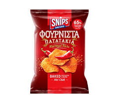 Hot Chili Baked Chips 42gr Snips