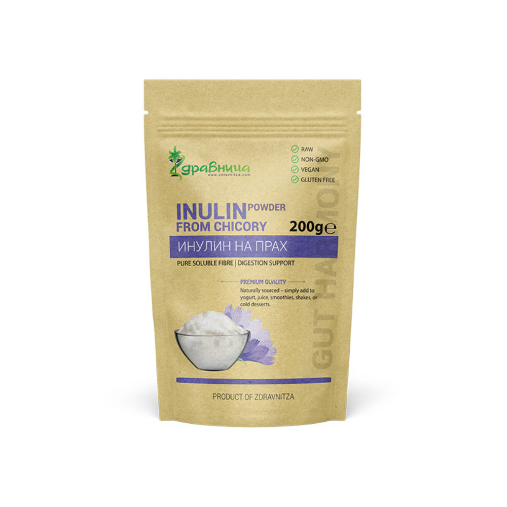 Inulin, soluble chicory fiber, Zdravnitza, 200 g