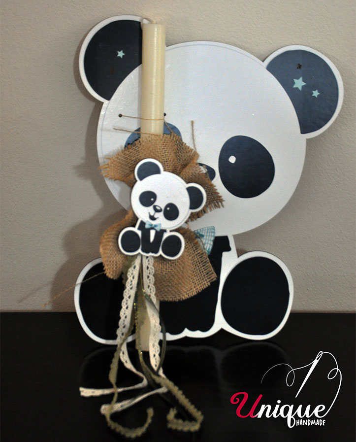 Panda Easter Candle Lampada