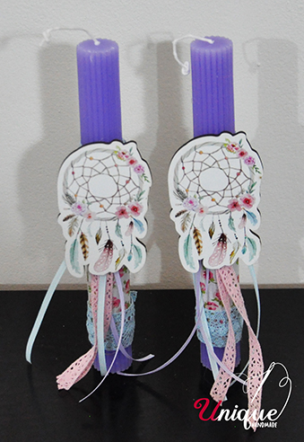 Dream Catcher Easter Candle Lampada