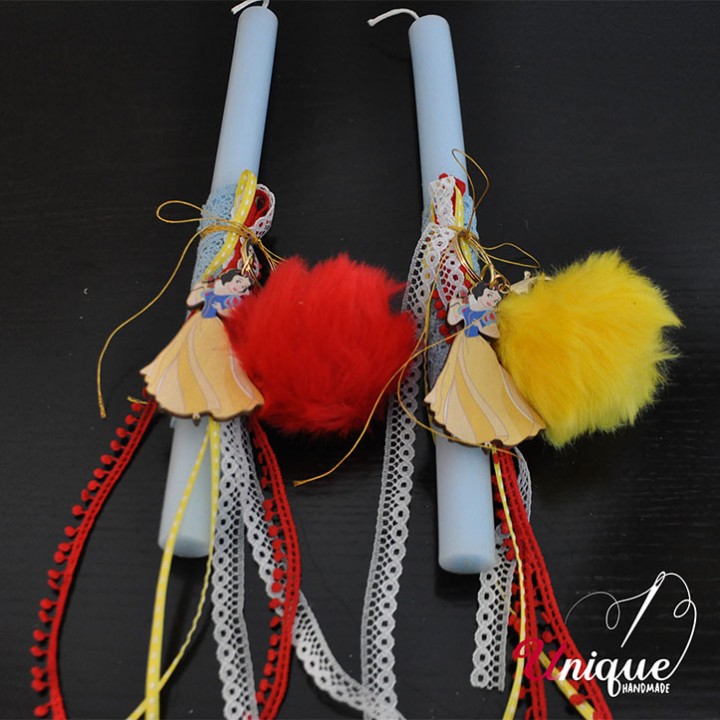 Snow White Easter Candle Lampada Yellow