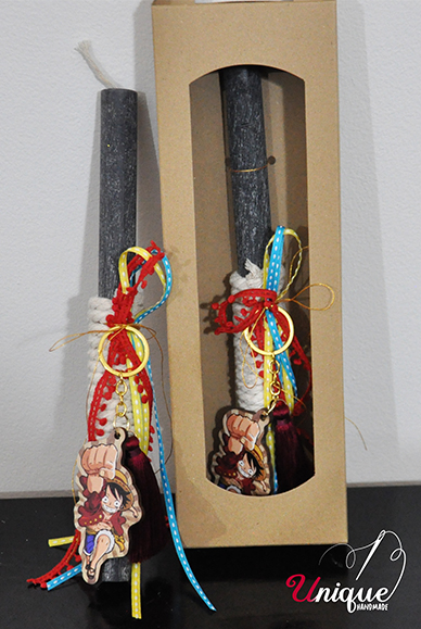 One Piece "Luffy" Brelock Easter Candle Lampada