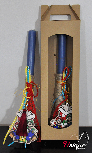Super Mario Brelock Easter Candle Lampada
