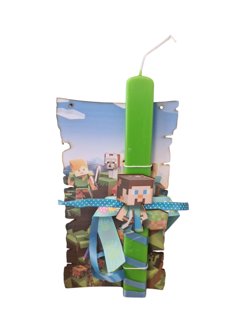 Minecraft #1 Easter Candle Lampada