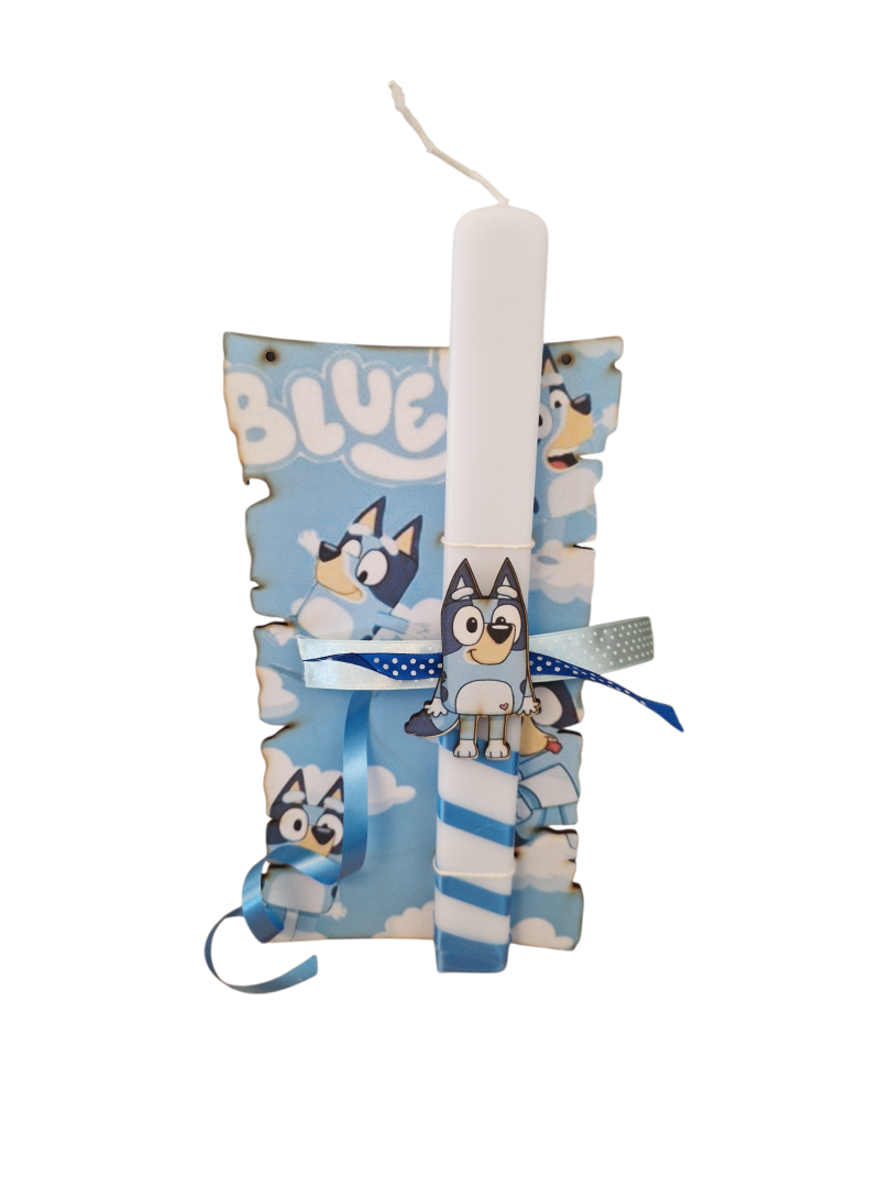 Bluey Easter Candle Lampada