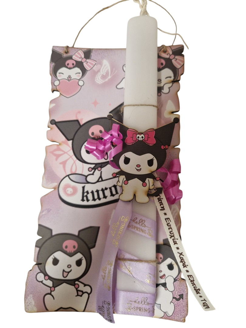 Kuromi Easter Candle Lampada