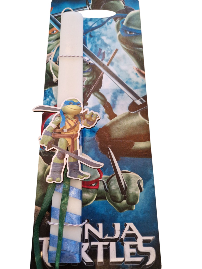 TMNT Easter Candle Lampada