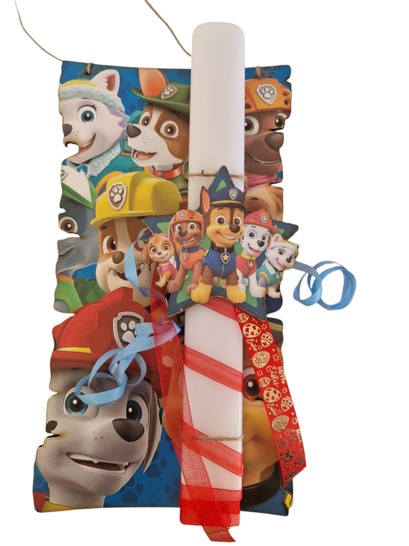 Paw Patrol Easter Candle Lampada