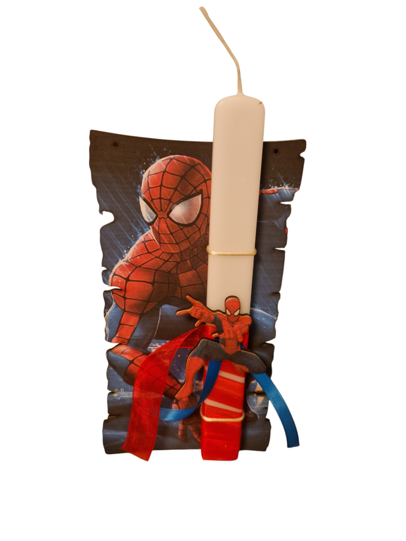 Spiderman Easter Candle Lampada