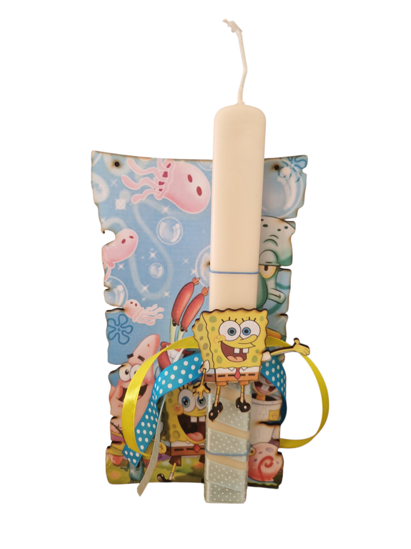 Spongebob Easter Candle Lampada