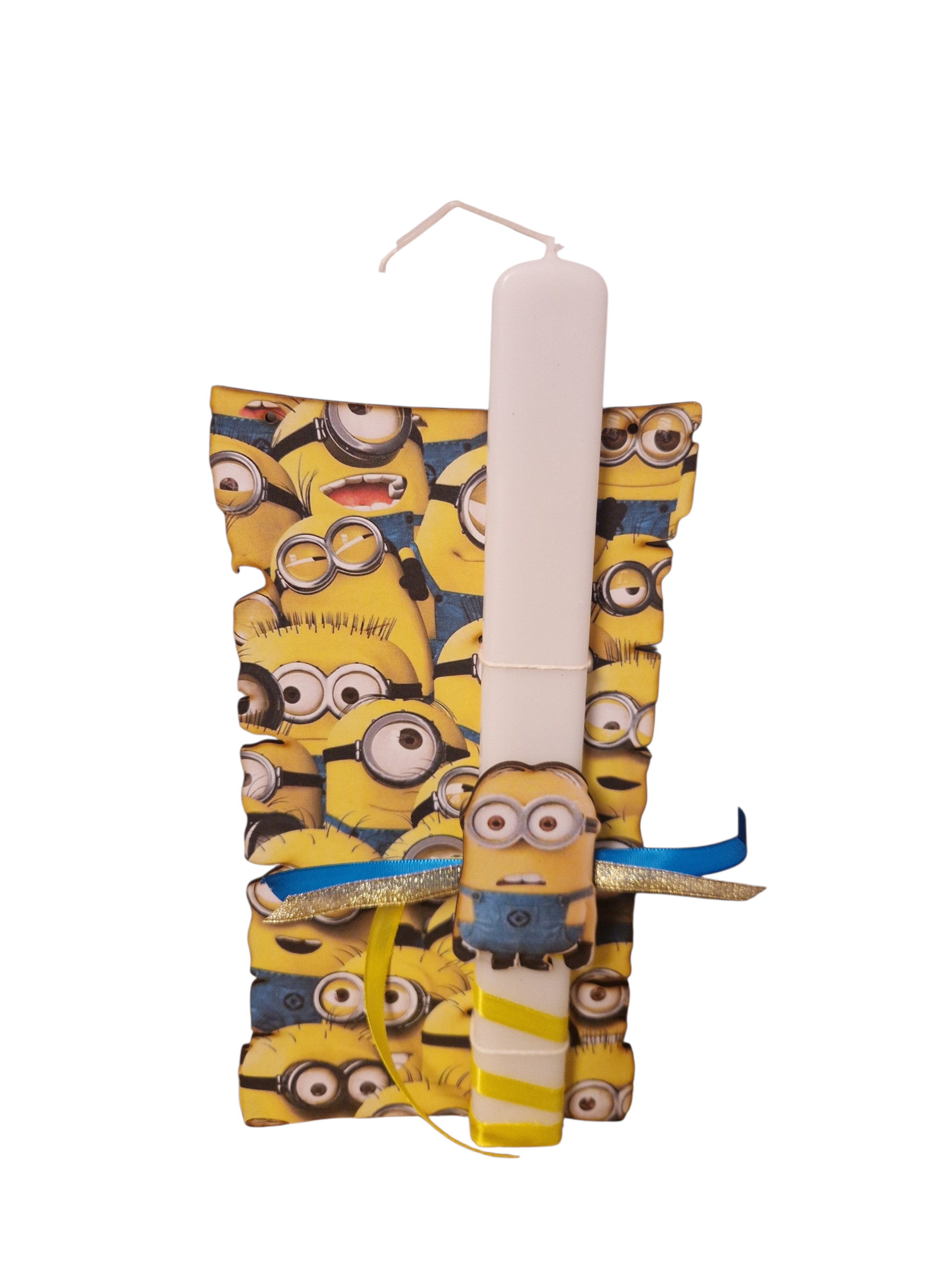 Minions Easter Candle