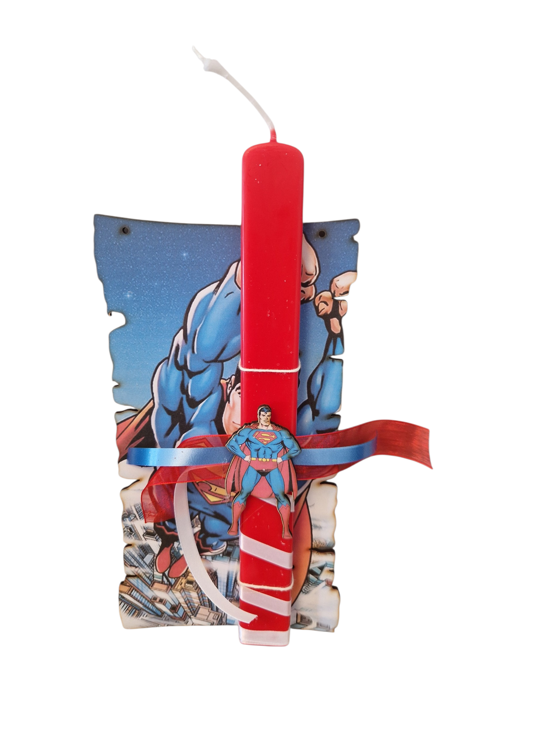 Superman Easter Candle