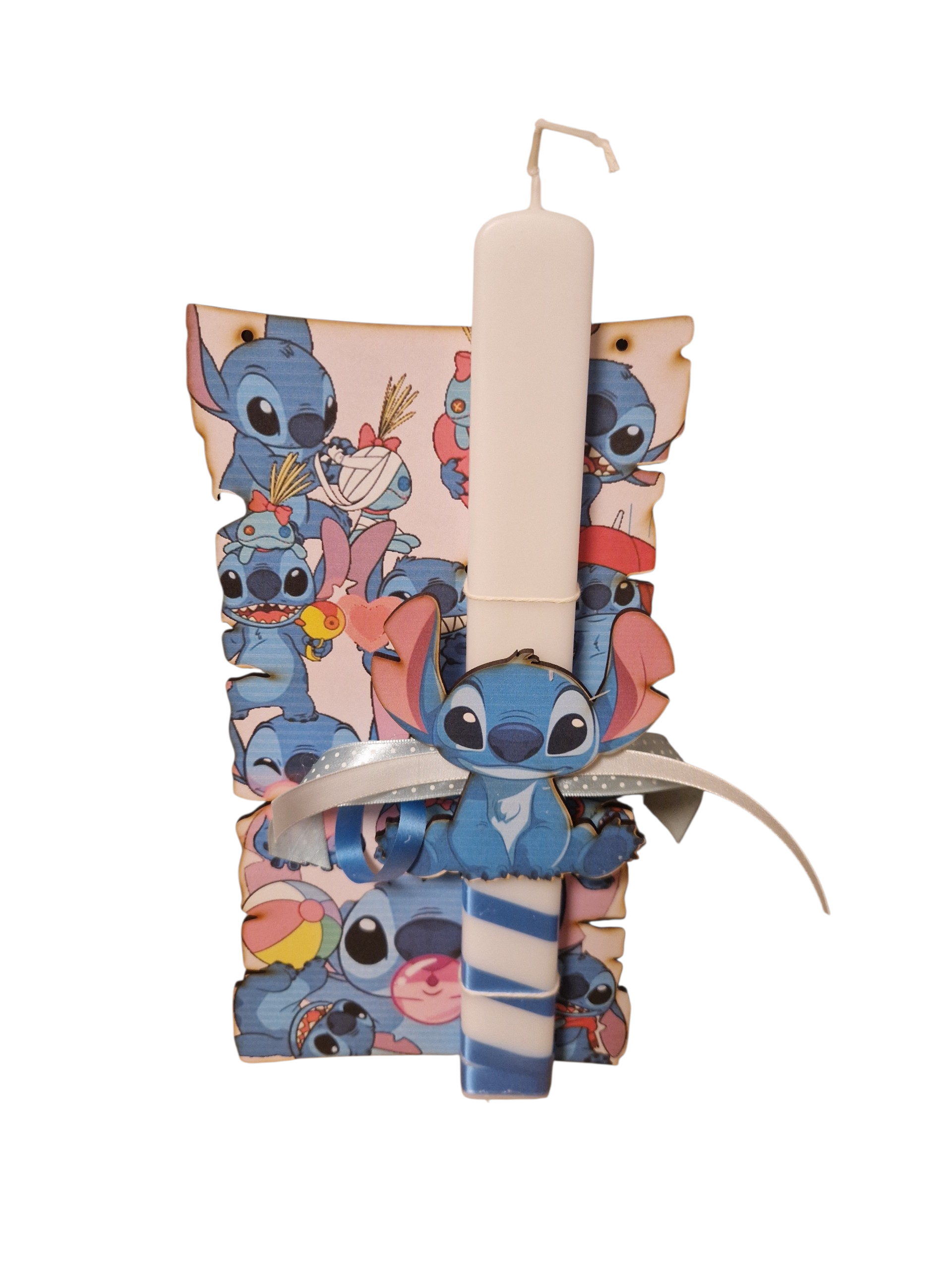 Stitch #2 Easter Candle