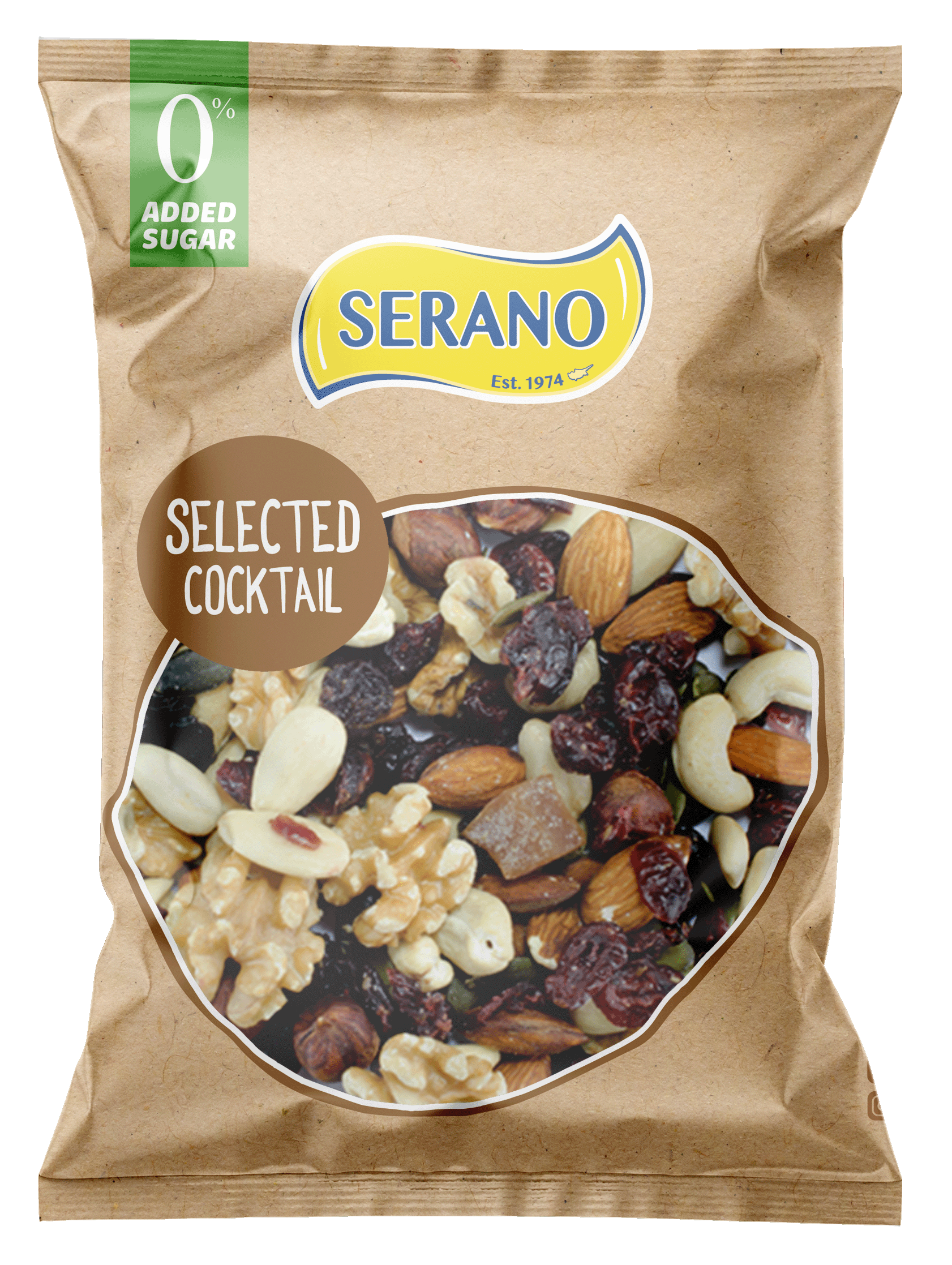 SERANO Mixed Nuts & Dried Fruit 180G