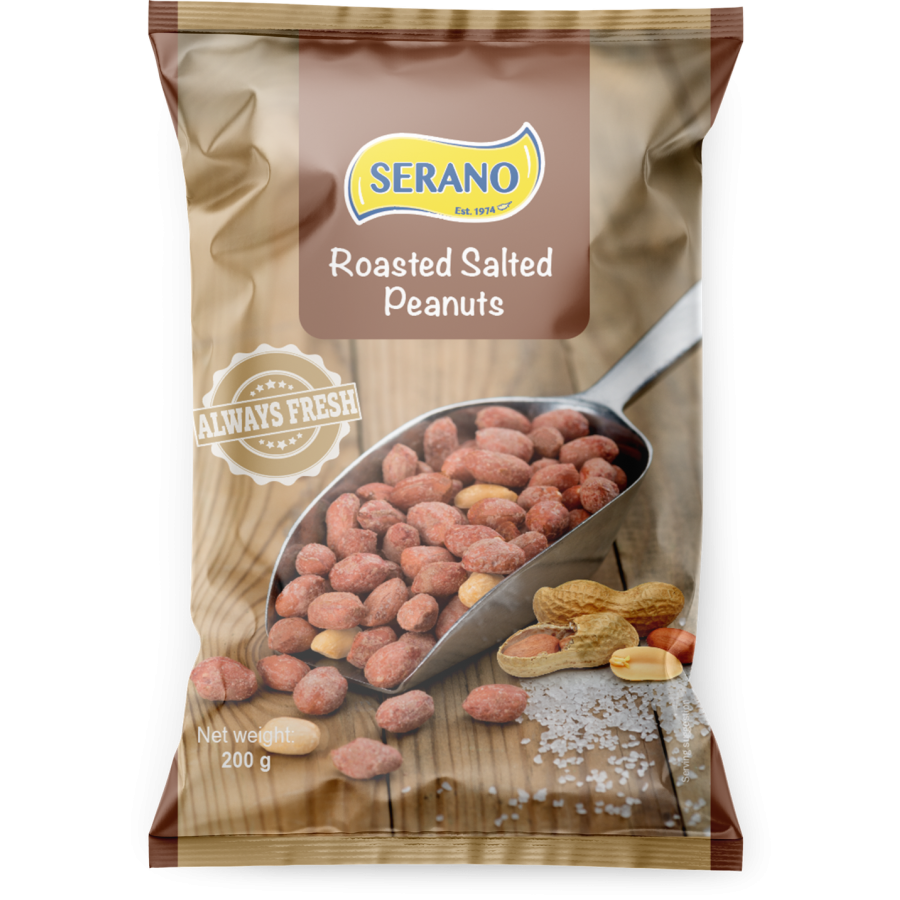 SERANO Roasted Salted Peanuts 200G