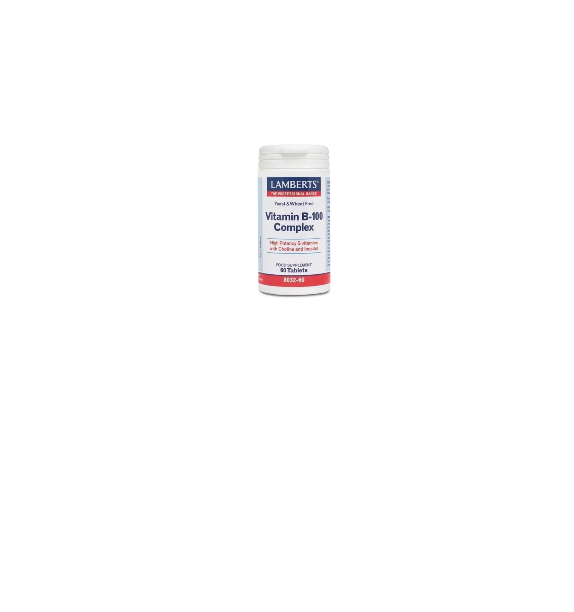 Lamberts Vitamin B-100 Complex, 60Tabs