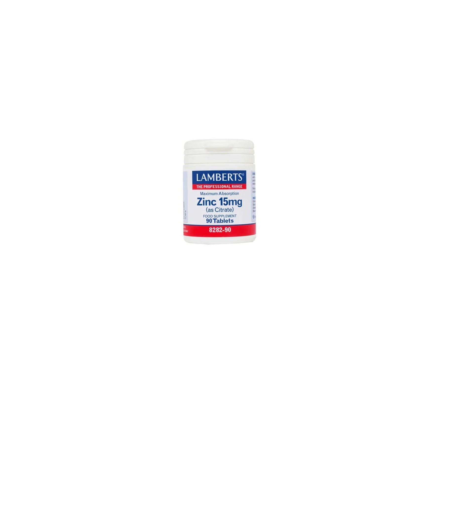 Lamberts Zinc As Citrate 15mg, 90Tabs