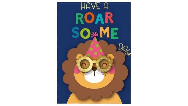 Greeting Card " Have a roarsome Day""