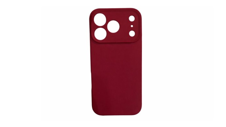 Burgundy Silicone Case for Iphone 17 pro max– Slim & Protective