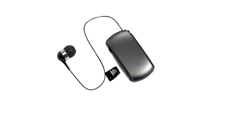 K68 Wireless Collar Clip Meeting Recorder with Bluetooth Earphone