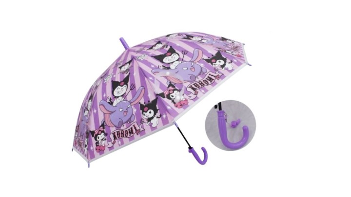 Kuromi Kids Umbrella – Purple