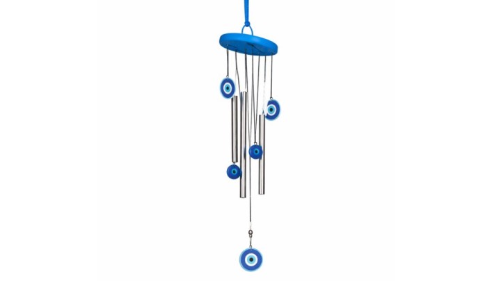 Blue Evil Eye Wind Chime – Decorative Hanging Protection Charm