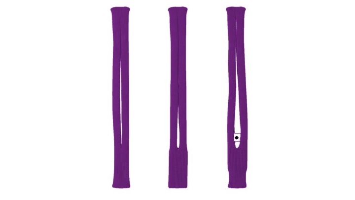 Stretch Phone Holder Sleeve – Wearable Shoulder Strap Mobile Carrier Purple