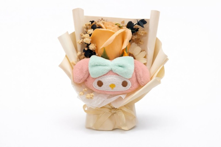 My Melody Plush Flower Bouquet – Sweet Sanrio Stuffed Toy Floral Gift