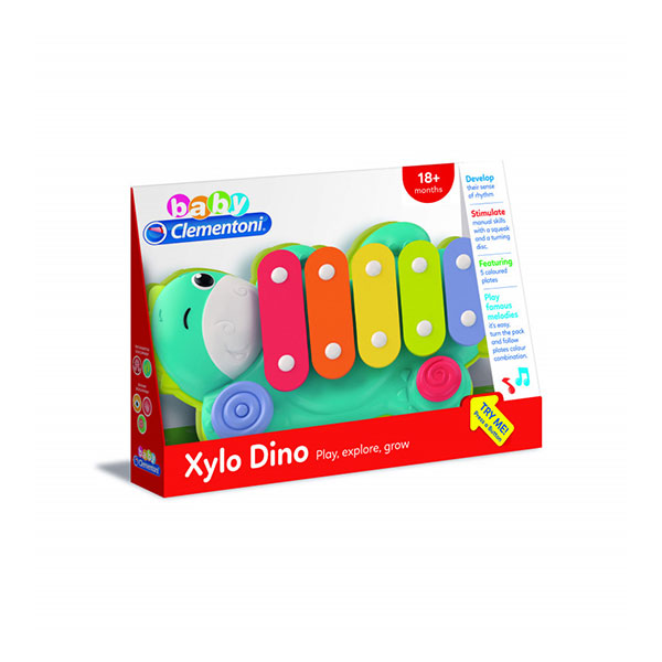 AS Company Clementoni Infant Toy Moysiko Xylofono Deinosayraki 1000-17263  3+ years