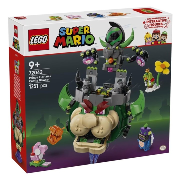 LEGO 72042 Super Mario prince florian and castle bowser - Building Set - A fantastic gift for boys, girls and any gamers aged 9 years old and up, this detailed brick-buil... - 251 Pieces