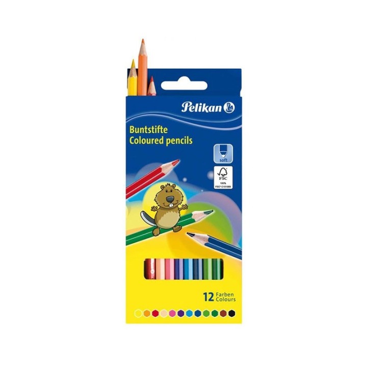 Pelikan Coloured Pencils Bs12Ln