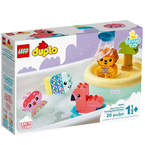 LEGO DUPLO 10966 Bath Time Fun: Floating Animal Island  4+ years