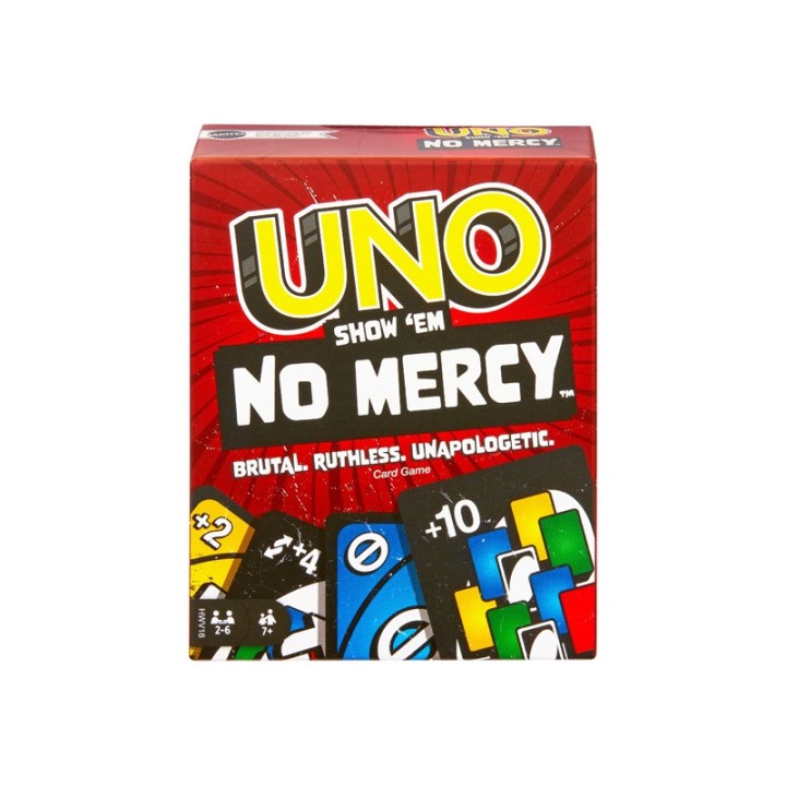 Mattel Uno No Mercy - Board game v18  3+ years
