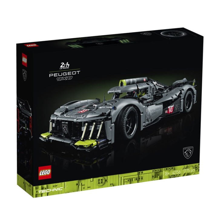 LEGO Technic 42156 Peugeot 9X8 24H Le Mans Hybrid Hypercar  2+ years